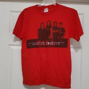 MANA Amar Es Combatir red band shirt mens M